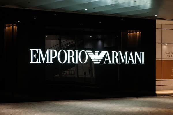 Customized Branding Channel Letter Sign for Emporio Armani