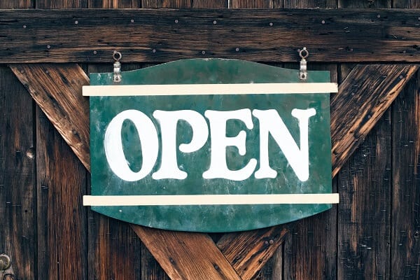 Open Door Sign for Restaurants in Brampton