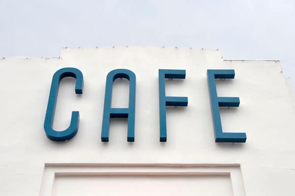 Channel Letters Custom Business Signs for CAFE