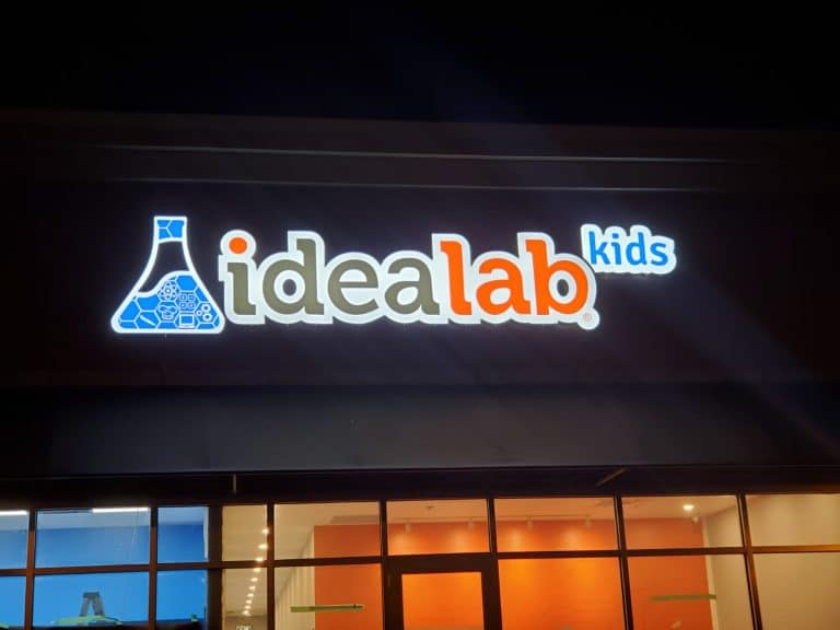 Front-Lit Channel Letters Sign for Idealab in Brampton