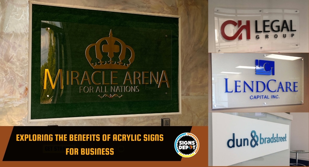 Acrylic signs