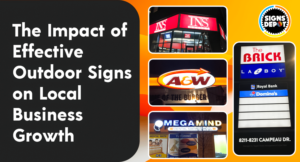 Outdoor signs in Mississauga