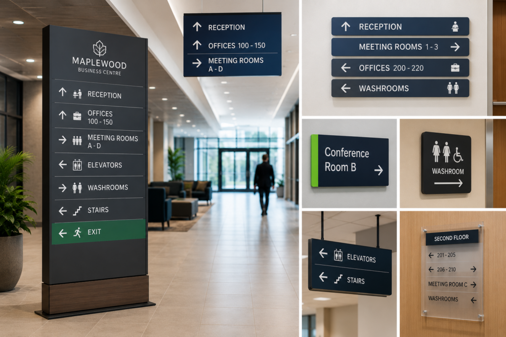 wayfinding signs