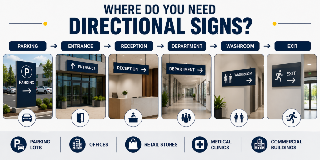 wayfinding signs