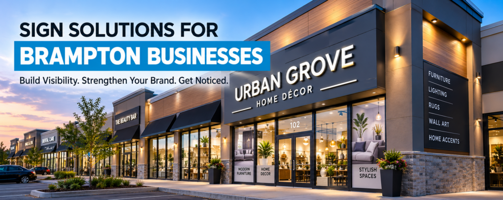 Brampton Business Signage Showcase