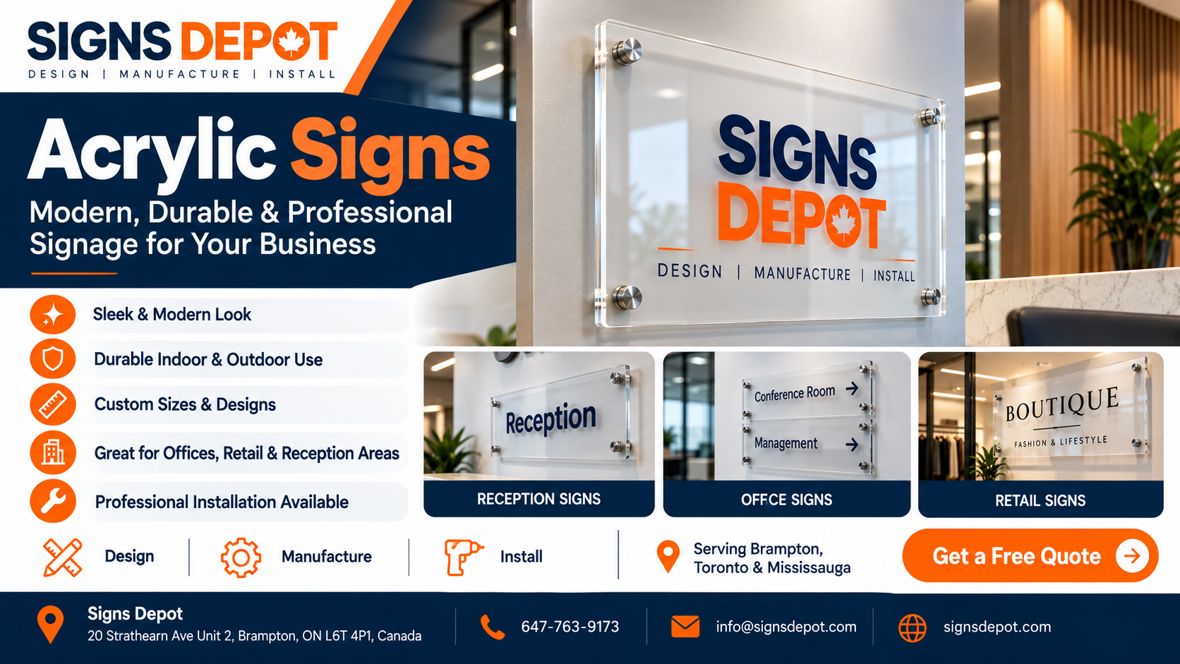 Acrylic Signs