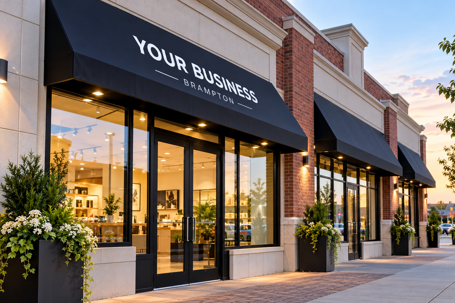 Commercial awnings