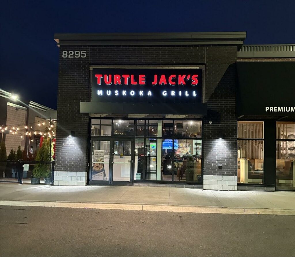 Illuminated channel letter signs in Brampton